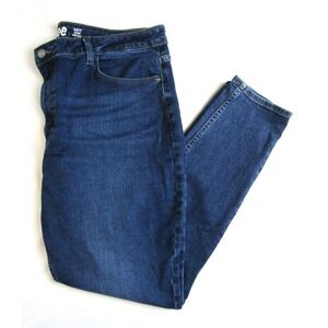 Lee Jeans Slim Fit Skinny High Rise Dark Wash Women's Size 20M